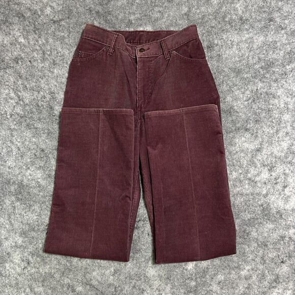 Vintage CHIC by H.I.S. Mauve Corduroy Pants Women’s 12 Pink High Waisted 70’s - Picture 13 of 15